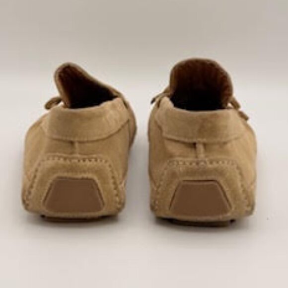 Zara Men’s Suede Moccasin Loafers Beige Tan Casual Slip-On Shoes Size 41 - Picture 5 of 10